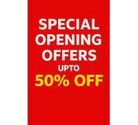 5x Special Opening Offers Poster A1 - Bold Eye-Catching Storefront Sign, Durable, Easy to Hang | Grand Opening Advertising Display 59.4x84.1cm