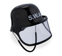 5x SWAT helmet, tactical police helmet, children's visor cap, black set