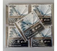 5x TDK Mini DVD-R 30min 1.4 GB 8cm Recordable Scratchproof Disc for Camcorder