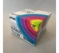 5x TDK MiniDV Spectrum DVM60 Cassette Tape 5 Colours f/ Digital Video Camcorder