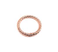 5X Twist Spring O Ring Openable Leather Bag Handbag Strap Buckle Connect Keyring Pendant Key Dog Chain Snap Clasp Clip Carabiner(Rose golden,Inner diameter 20mm)