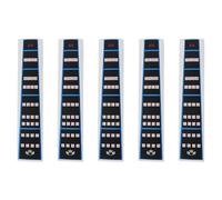5X Violin Finger Guide/Fingerboard Sticker Fret Guide Label Finger Chart for Size 4/4
