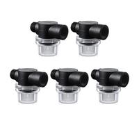 5X Water Pump Strainer Filter, RV Replacement 1/2 Inch Twist-on Pipe Strainer Compatible with or Pumps