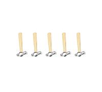 5X Wooden Handle Round Hammer Home Installation Small Hammer Walnut Hammer 0.25P Woodworking Hammer
