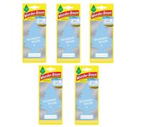 5x Wunderbaum Buzzer Cotton Tree Car Scent Air Freshener Mirror Room Fragrance