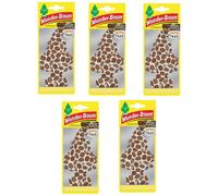 5X Wunderbaum Coffee Scent Tree Car Air Freshener Mirror Room Scent
