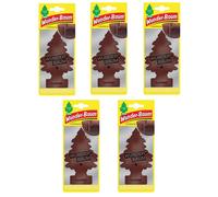 5X Wunderbaum Leather Scent Tree Car Air Freshener Mirror Room Scent