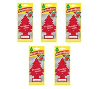5X Wunderbaum Strawberry Scent Tree Car Air Freshener Mirror Room Fragrance