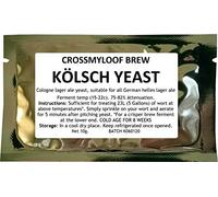 5x10g Home Brew Beer Yeast. Kolsch Lager Ale Yeast for Light German Ales. 3, 5 and 10 Packs Available Too.