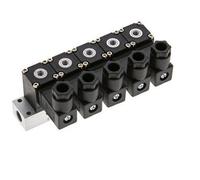 5x3/2 M5 NC Solenoid Valve 24V DC -0.95-8bar/-13.2-112psi Airtec