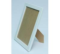 5x3.5Inch White wooden effect Photo / Picture frame Wall Mountable with acrylic display