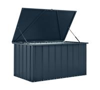5x3 Globel Metal Cushion Storage Box - Grey
