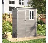 5X3FT Outdoor Plastic Garden Storage Shed