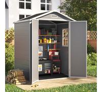 5X4FT Outdoor Plastic Garden Storage Shed