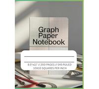 5x5 Graph Paper Composition Notebook: Precision Grid for Math, Science, and Design: High-Quality 5x5 Graph Ruled Notebook with 10x10 Squares Per Inch, ... - Ideal for Students, Engineers, and Artists