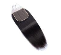 5x5 HD Swiss Lace Closure Straight Human Hair | Natural Black 12A Raw Virgin Pre Plucked Invisible 150 Density(14inch)