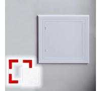 5x5 Inch SelfAdhesive Wall Access Panel Paintable Plastic Cover Plate for Ceiling & Wall Holes Durable Plumbing Accessory Easy Installation 200x200mm (7.87x7.87in)