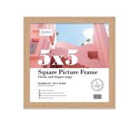 5X5 Oak Picture Frame (12.7 X 12.7Cm) Poster, Photo, Artwork, Gallery Wall Or Print