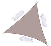 5x5x5m Triangle Sun Shade Sail - UV Protection Canopy for Balcony & Garden Waterproof Outdoor Fabric Sunshade Tarp for Patio & Deck Anti-UV Sun Shelter