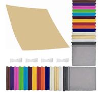 5x6m Sun Shade Sail - 95% UV Protection, Wind Resistant, Rectangular Garden, Outdoor Balcony Awning, Various Sizes & Colors, Includes Rope, Cream Color