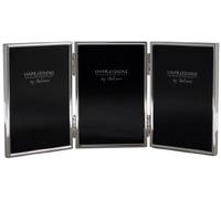 5x7 'Triple' Silver Plated Photo Frame with 'Thin Edge' design