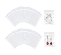 5x7cm 100pcs Grip Seal Bags, Small Clear Plastic Bags, Resealable Clear Storage Pouches, Poly Zip Lock Bags, Sealed Storage Pouches, Apply to Jewelry Drugs Candies Earring Beads Daily Pills