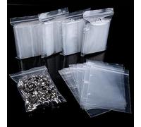 5x7cm Small Grip Seal Bags 300Pcs Mini Sealable Plastic Bags Clear Ziplock Bag Reusable Tiny Transparent Polythene Pouches for Storage Beads Cookies Candies Jewellery