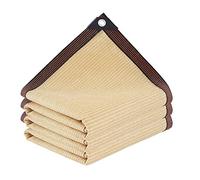 5x8m Shade Net Awning - 90% UV Protection for Patio Balcony & Garden - Breathable Sun Shade Canopy in Beige (1x 2x6m 3x4m 3x6m 4x5m)