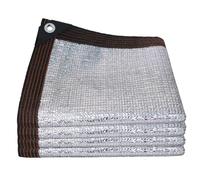 5x8m Sunblock Shade Net 90% Shade Cloth Cover Aluminium Foil Garden Mesh Shade Tarp,UV Protected Anti-aging Heat Insulation Netting, Rapid Temperature Reduction 18°C,for Greenhouse Plant Flo