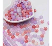 5x8mm 50pcs/lot Mixed-Color Broken Flower Cracks Abacus Wheel Shape Glass Beads for Jewelry Making DIY Bracelet necklace-3-50pcs