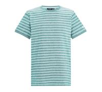 (5XL, Arctic White) Regatta Mens Benlin Striped T-Shirt