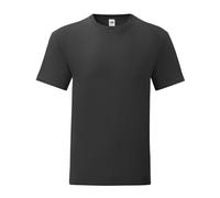 (5XL, Black) Fruit of the Loom Mens Iconic 150 T-Shirt