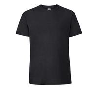 (5XL, Black) Fruit of the Loom Mens Iconic Premium Ringspun Cotton T-Shirt