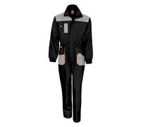 (5XL, Black / Grey / Orange) Result Unisex Work-Guard Lite Workwear Coverall (Breathable And Windproof)