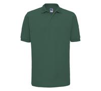 (5XL, Bottle Green) Russell Mens Ripple Collar & Cuff Short Sleeve Polo Shirt