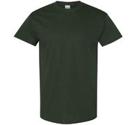 (5XL, Forest Green) Gildan Mens Heavy Cotton Short-Sleeved T-Shirt