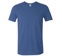 (5XL, Heather Royal) Gildan Mens Short Sleeve Soft-Style T-Shirt