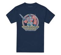 (5XL, Navy) Transformers Unisex Adult Generations Flea Market Heroic Autobot Optimus Prime T-Shirt