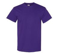 (5XL, Purple) Gildan Mens Heavy Cotton Short-Sleeved T-Shirt