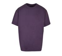 (5XL, Purple Night) Build Your Brand Unisex Adults Heavy Oversized Tee
