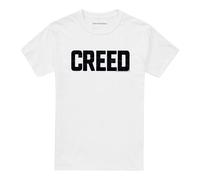(5XL, White) Creed Unisex Adult Cracked Logo T-Shirt
