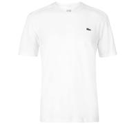 (5XL, White) Lacoste Mens Logo Premium Cotton T-Shirt