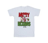 (5XL, White) Rick And Morty Mens Merry Rickmas T-Shirt