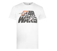 Star Wars Mens Signature T-Shirt - White - White - 5XL