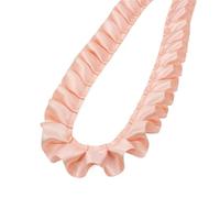 5Yard 2.5CM Wide Lace Trim Ribbon Fold Webbing Doll Dress Sleeve Neckline DIY Handmade Garment Accessories for DIY Crafts Decoration(Champagne)