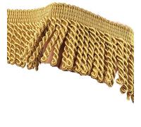 5yard/Lot Silk Tassel Fringe Trim Lace Ribbon Embroidery Fabric Sewing Garment Shoes Bag Tassels for Jewelry DIY for DIY Craft Sewing(Sapphire,10YARD_6CM)