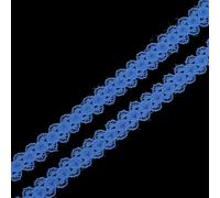 5Yards 1.5cm Width White Lace Ribbon Decorative Lace Trim Fabric Wedding Birthday Christmas Craft DIY Sewing & Skirt Accessories-Royal Blue