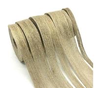 5yards 6mm-38mm Natural Vintage Jute Burlap Ribbon for Weddings Belt Strap Floristry Party Christmas Decoration DIY Packing-Jute-25mm 5yards