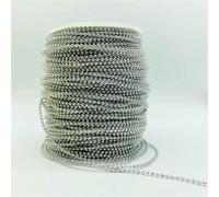 5yards/Lot 4mm Gold/Silver Mini Beads Chain Garland Flowers Plastic Beads for Wedding Party Decoration DIY Jewelry Accessories