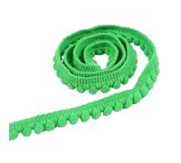 5Yards Tiny Pom Ball Fringe Trim Lace 5mm Pompoms Ribbon for DIY Craft Curtain Cloth Sewing Accessory for DIY Crafts Decoration(25 Fruit Green)